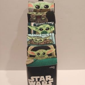Baby Yoda Socks Star Wars The Mandalorian 6 pack